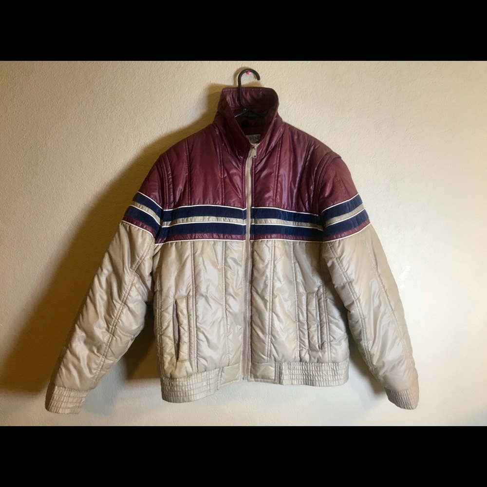 Vintage Alpine Ski winter ski Puffer Vest Jacket